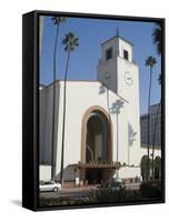 Union Station, Railroad Terminus, Downtown, Los Angeles, California, USA-Ethel Davies-Framed Stretched Canvas