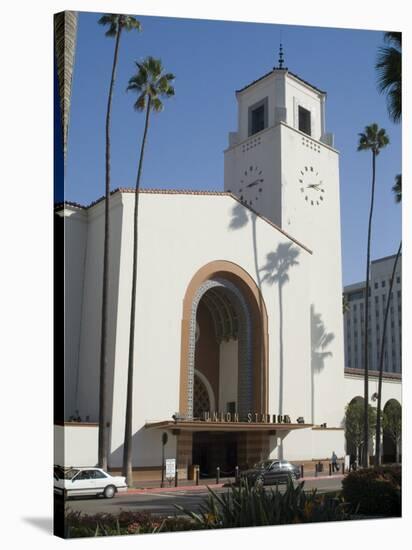 Union Station, Railroad Terminus, Downtown, Los Angeles, California, USA-Ethel Davies-Stretched Canvas