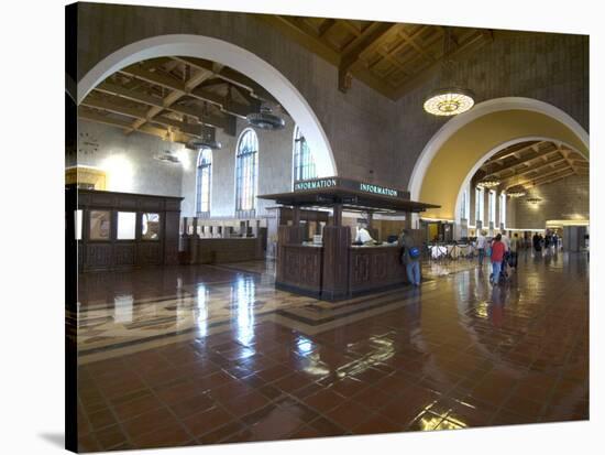 Union Station, Railroad Terminus, Downtown, Los Angeles, California, USA-Ethel Davies-Stretched Canvas