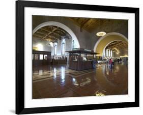 Union Station, Railroad Terminus, Downtown, Los Angeles, California, USA-Ethel Davies-Framed Photographic Print
