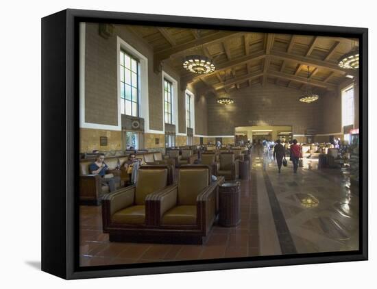 Union Station, Railroad Terminus, Downtown, Los Angeles, California, USA-Ethel Davies-Framed Stretched Canvas