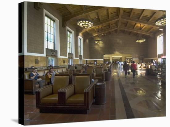 Union Station, Railroad Terminus, Downtown, Los Angeles, California, USA-Ethel Davies-Stretched Canvas