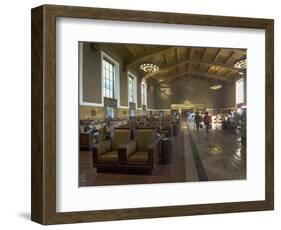 Union Station, Railroad Terminus, Downtown, Los Angeles, California, USA-Ethel Davies-Framed Photographic Print