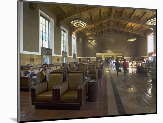 Union Station, Railroad Terminus, Downtown, Los Angeles, California, USA-Ethel Davies-Mounted Photographic Print
