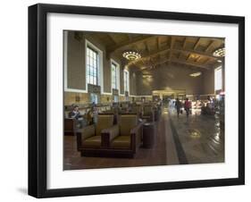 Union Station, Railroad Terminus, Downtown, Los Angeles, California, USA-Ethel Davies-Framed Photographic Print