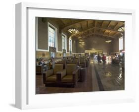 Union Station, Railroad Terminus, Downtown, Los Angeles, California, USA-Ethel Davies-Framed Photographic Print