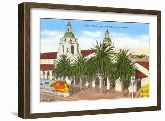 Union Station, San Diego, California-null-Framed Art Print