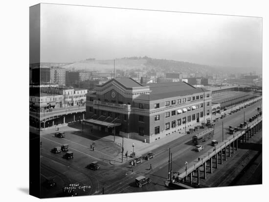 Union Station, Seattle, WA, 1925-Asahel Curtis-Stretched Canvas