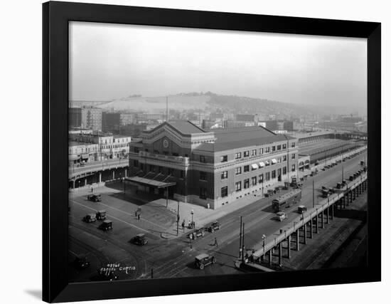 Union Station, Seattle, WA, 1925-Asahel Curtis-Framed Giclee Print