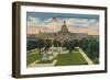 Union Station, Showing Patrick Walsh in Foreground, 1943-null-Framed Giclee Print