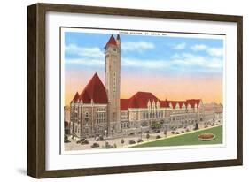 Union Station, St. Louis, Missouri-null-Framed Art Print