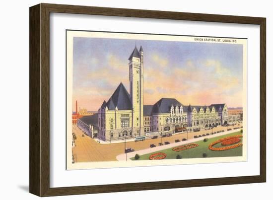 Union Station, St. Louis, Missouri-null-Framed Art Print