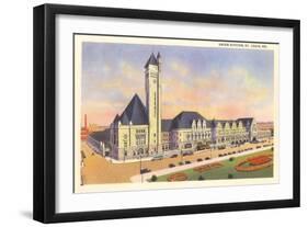 Union Station, St. Louis, Missouri-null-Framed Art Print