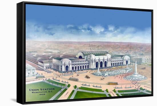 Union Station - Washington, D.C. 1906-null-Framed Stretched Canvas