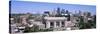 Union Station with City Skyline in Background, Kansas City, Missouri, USA 2012-null-Stretched Canvas