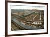 Union Stockyards, Chicago, Illinois-null-Framed Premium Giclee Print