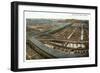 Union Stockyards, Chicago, Illinois-null-Framed Art Print