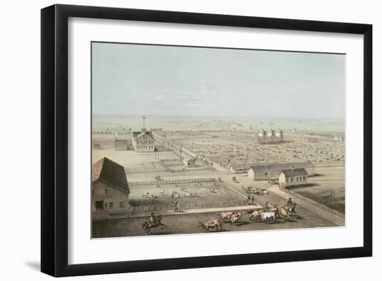 Union Stockyards, Chicago-null-Framed Giclee Print