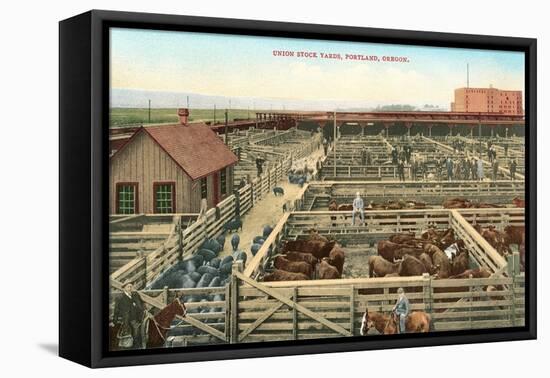Union Stockyards, Portland-null-Framed Stretched Canvas