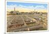 Union Stockyards, Wichita, Kansas-null-Mounted Premium Giclee Print