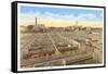 Union Stockyards, Wichita, Kansas-null-Framed Stretched Canvas
