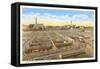 Union Stockyards, Wichita, Kansas-null-Framed Stretched Canvas