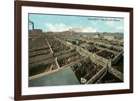 Union Stockyards, Wichita-null-Framed Art Print