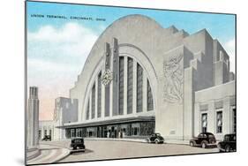 Union Terminal, Cincinnati, Ohio-null-Mounted Art Print