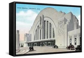 Union Terminal, Cincinnati, Ohio-null-Framed Stretched Canvas