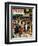 "Union Train Station, Chicago, Christmas" Saturday Evening Post Cover, December 23,1944-Norman Rockwell-Framed Giclee Print