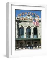 Union Train Station, Denver, Colorado, USA-Ethel Davies-Framed Photographic Print