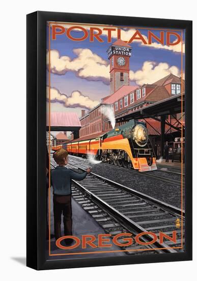 Union Train Station - Portland, Oregon-null-Framed Poster