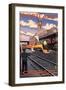 Union Train Station - Portland, Oregon-Lantern Press-Framed Premium Giclee Print