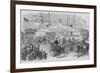 Union Troops Embark at Canal Street Dock for Transportation to the South.-Frank Leslie-Framed Premium Giclee Print