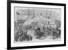 Union Troops Embark at Canal Street Dock for Transportation to the South.-Frank Leslie-Framed Premium Giclee Print