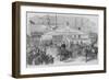Union Troops Embark at Canal Street Dock for Transportation to the South.-Frank Leslie-Framed Art Print