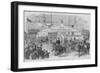 Union Troops Embark at Canal Street Dock for Transportation to the South.-Frank Leslie-Framed Art Print