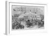 Union Troops Embark at Canal Street Dock for Transportation to the South.-Frank Leslie-Framed Art Print