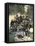 Union Troops Engaged at Gaines Mill, Virginia, June 27, 1862, American Civil War-null-Framed Stretched Canvas