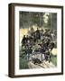 Union Troops Engaged at Gaines Mill, Virginia, June 27, 1862, American Civil War-null-Framed Giclee Print