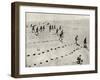 Union Troops Plodding Forward under Fire-null-Framed Giclee Print