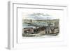 Union Volunteers Crossing the Ohio River, Cincinnati, Ohio, American Civil War, C1862-H Lovie-Framed Giclee Print