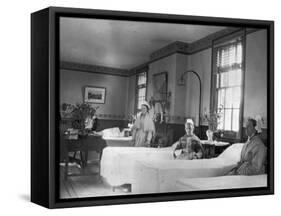 Union Workhouse, Tonbridge, Kent, Women's Ward-Peter Higginbotham-Framed Stretched Canvas