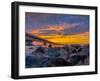 Unique Angle of the Garcon Point Bridge Spanning over Pensacola Bay Shot during a Gorgeous Sunset F-David Schulz Photography-Framed Premium Photographic Print