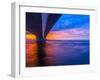 Unique Angle of the Garcon Point Bridge Spanning over Pensacola Bay Shot during a Gorgeous Sunset F-David Schulz Photography-Framed Premium Photographic Print