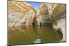 Unique Canyon in the Desert. Picturesque Canyon Ein-Avdat in the Negev Desert. Sandstone Canyon Wal-kavram-Mounted Photographic Print