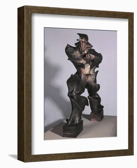 Unique Forms of Continuity in Space, 1913-Umberto Boccioni-Framed Giclee Print