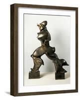 Unique Forms of Continuity in Space-Umberto Boccioni-Framed Giclee Print