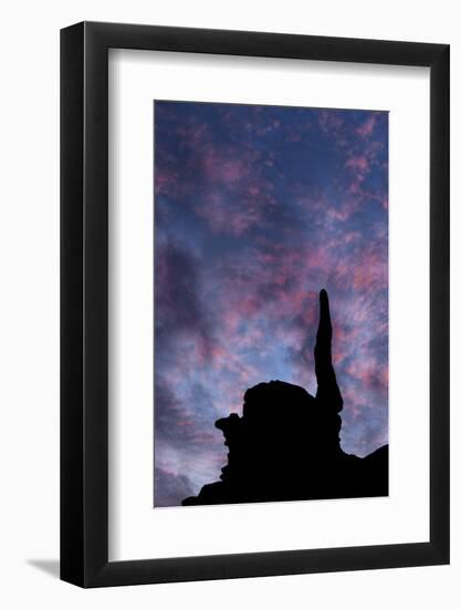 Unique hoodoo formations of Blue Canyon near Tuba City, Arizona, part of the Moenkopi Wash.-Adam Jones-Framed Photographic Print