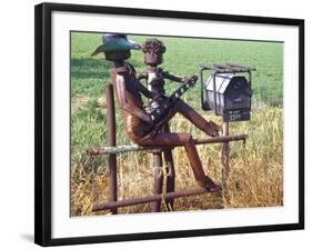 Unique Mailbox near Denver, Colorado, USA-Julie Eggers-Framed Photographic Print